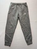 Nike Jogger Pants Mens Medium Gray Fleece Elastic Waist Tapered Athletic Pockets