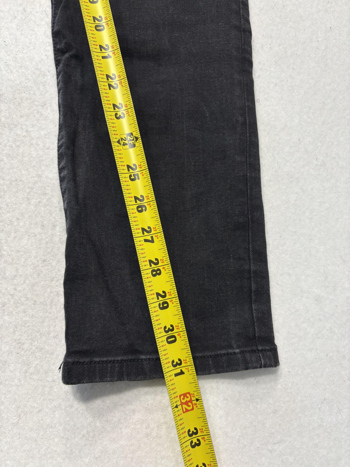 Joe's Jeans Slim Fit Jeans Mens 34x32 Gray Dark Wash Straight Cotton Blend Denim
