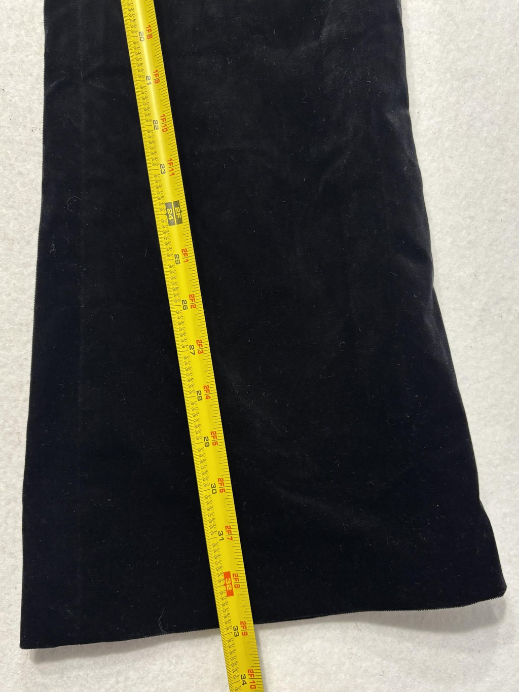 Theory Dress Pants Womens 8 Black Stretch Velvet Caroleena Flare Leg Pockets