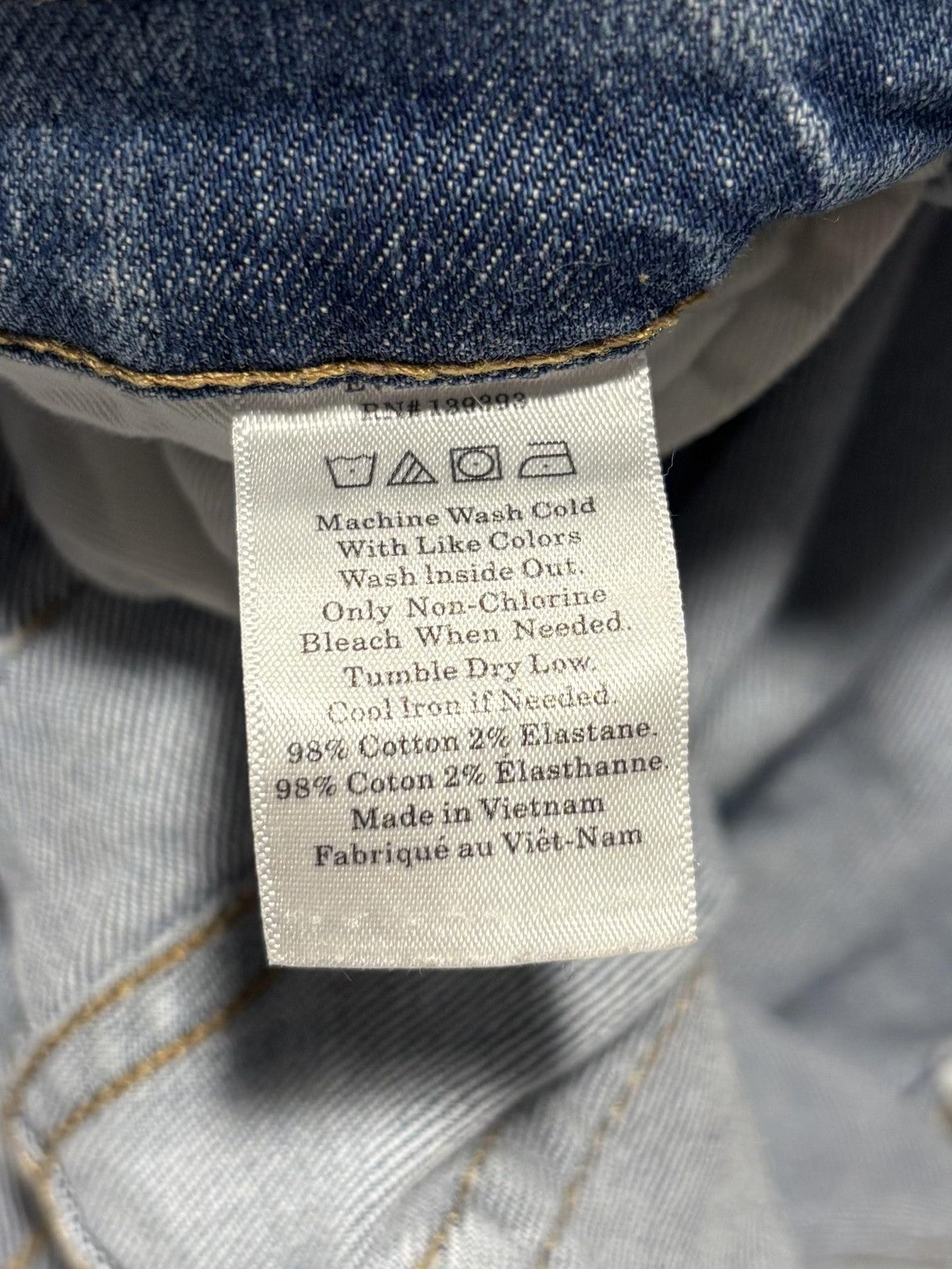 Everlane Jeans Womens 28 Blue Medium Wash Skinny Mid Rise Stretch 28x28.5