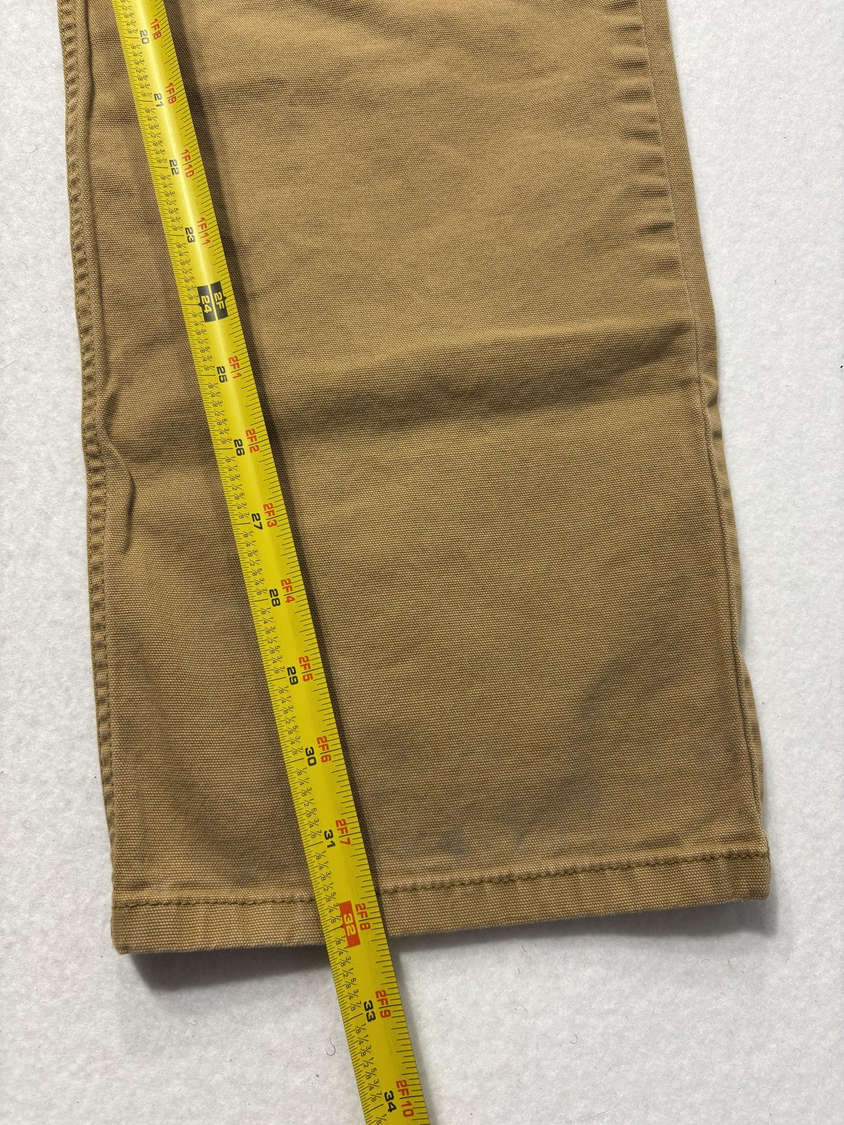 Carhartt Rugged Flex Pants Mens 36x34 Brown Relaxed Fit Canvas Workwear Casual