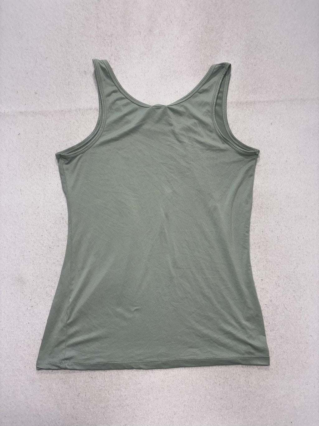 Rue21 Tank Top Juniors XL Green Scoop Neck Stretch Jersey Basic Casual Summer