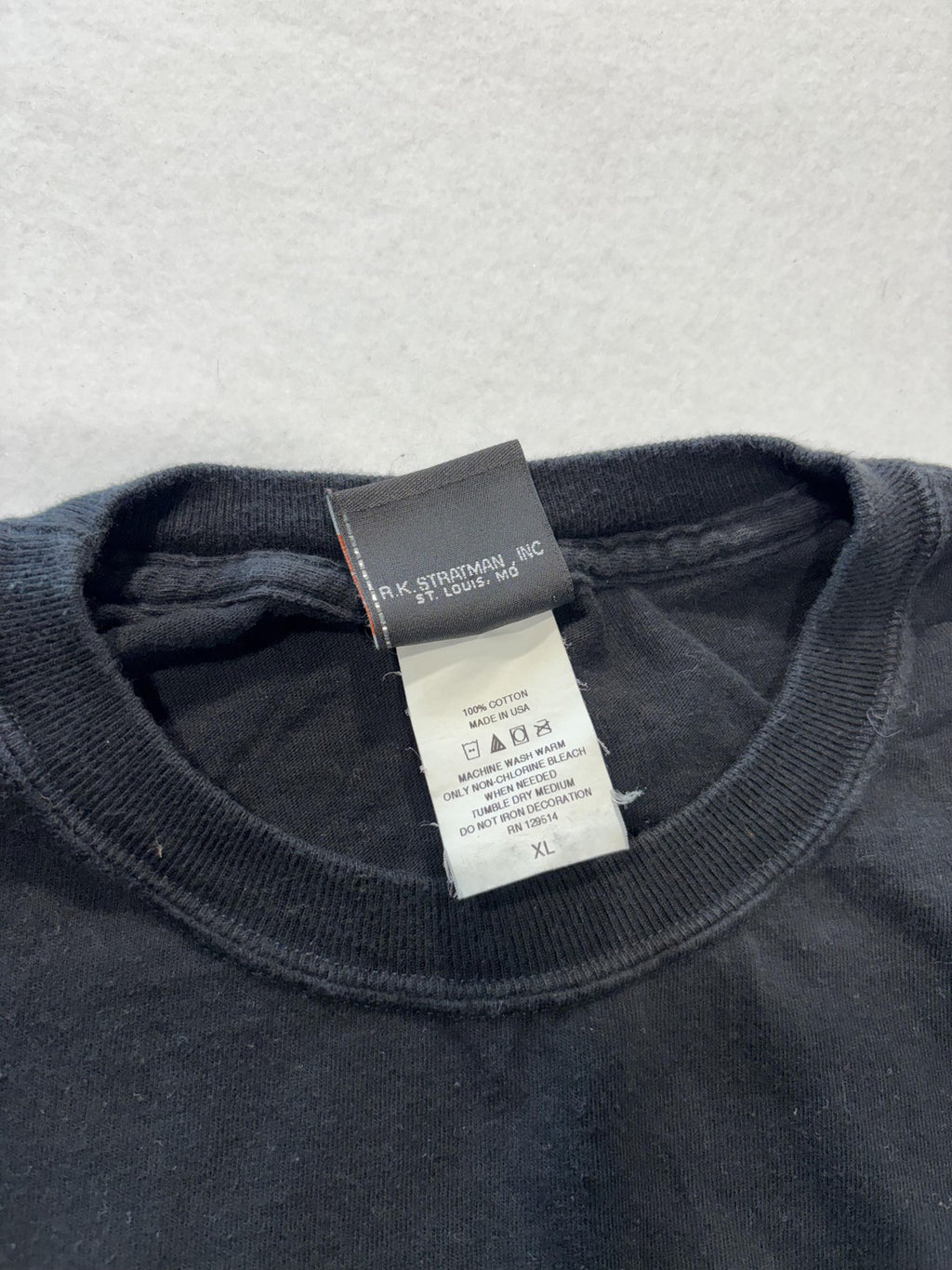 Vintage Harley-Davidson Shirt Mens XL Black Chunky River Meridian MS 2000s USA