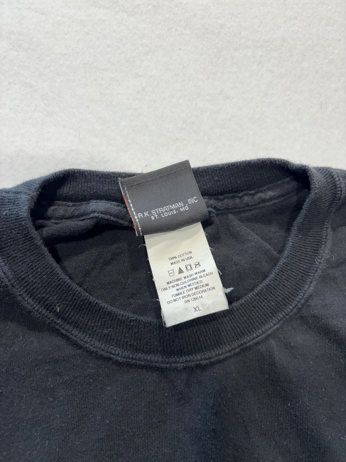 Vintage Harley-Davidson Shirt Mens XL Black Chunky River Meridian MS 2000s USA