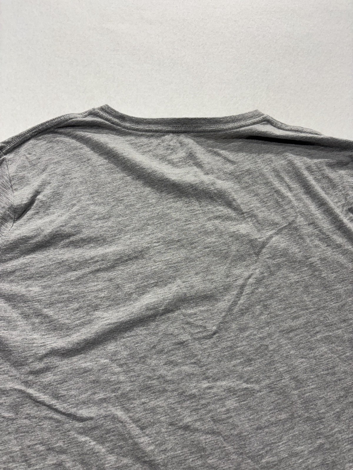 Michael Kors Shirt Mens Large Gray MK Logo Graphic Long Sleeve Crewneck Tee