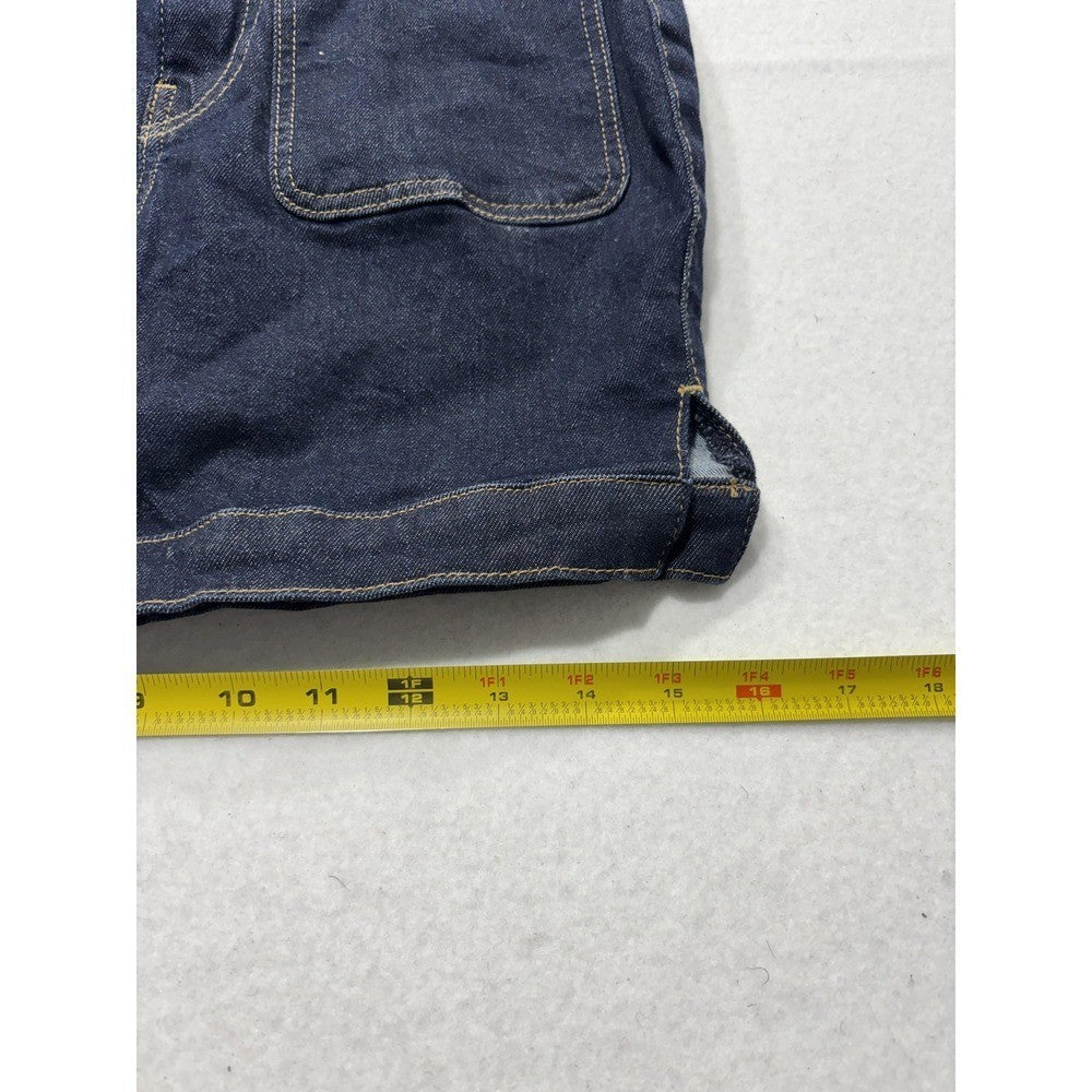 True Religion Skirt Womens 26W Blue Denim Utility Pocket Mini Stretch Casual