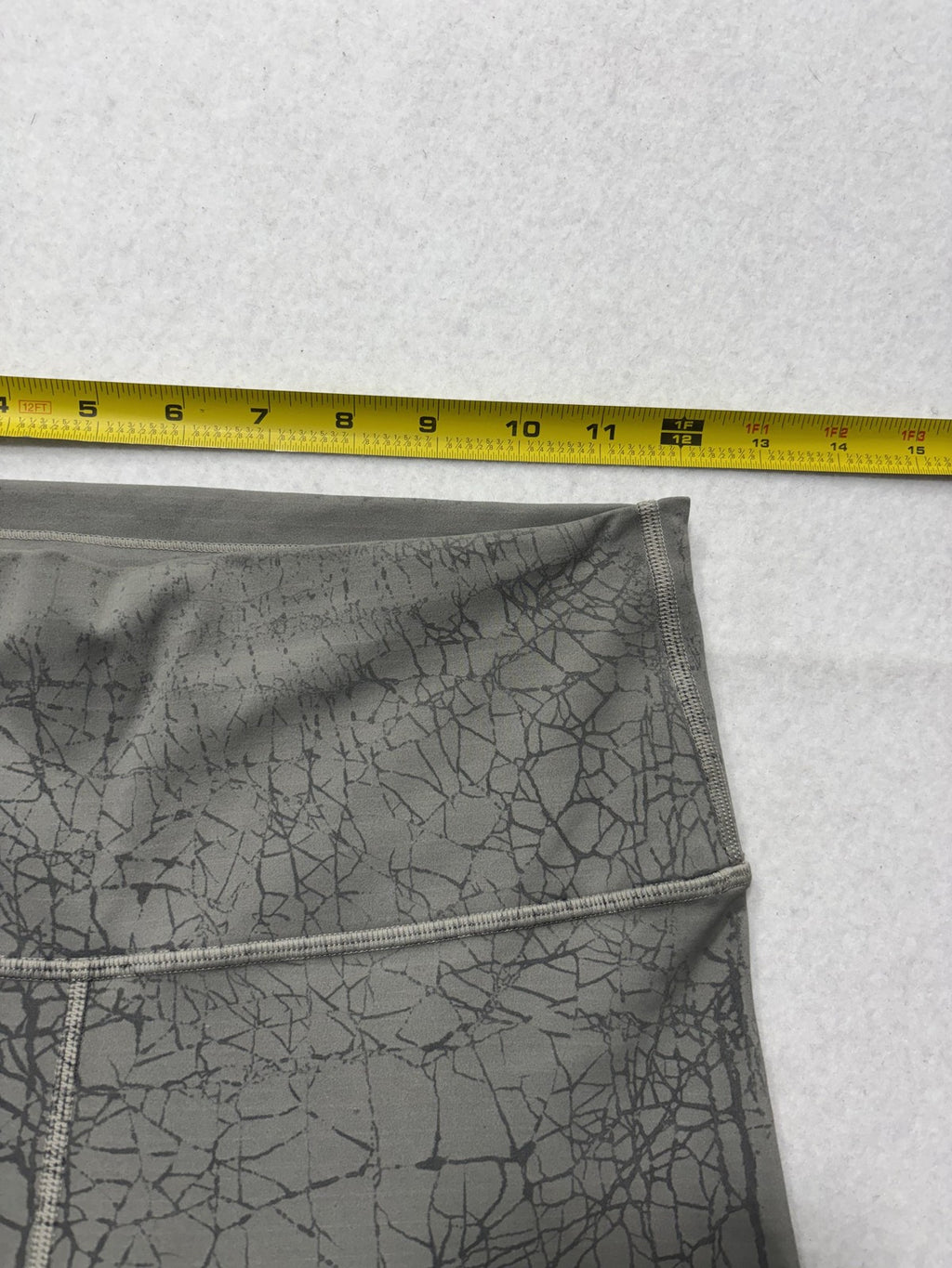 Lululemon Leggings Womens 6 Gray High Rise 27.5" Inseam Ankle Yoga Stretch Knit