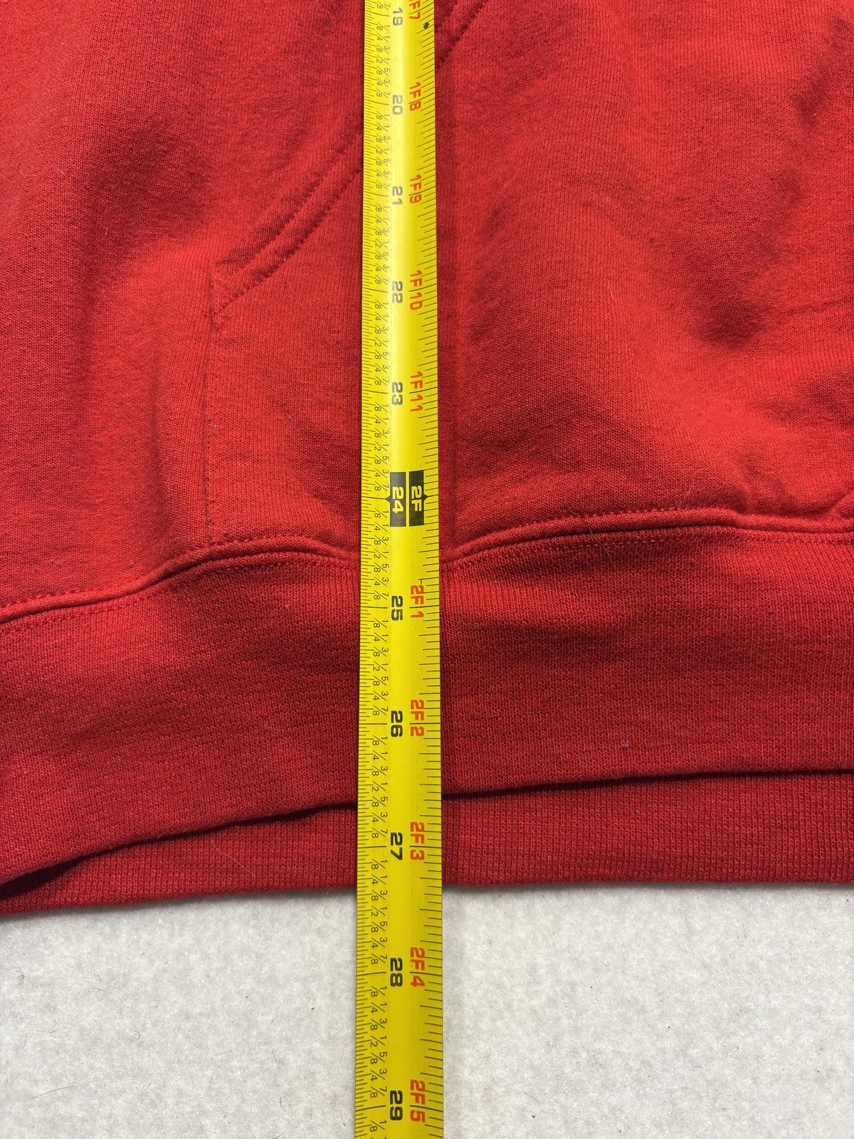 Jerzees Hoodie Mens Large Red Best Blood Donor Ever Fleece Pullover Graphic