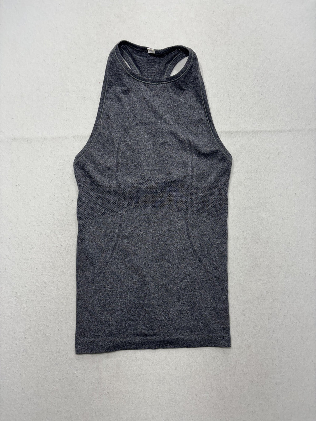 Lululemon Swiftly Tech Tank Womens 6 Gray Crew Neck Racerback Knit Athletic Top