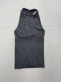 Lululemon Swiftly Tech Tank Womens 6 Gray Crew Neck Racerback Knit Athletic Top