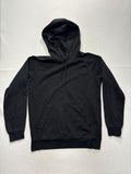 CSG Hoodie Mens Medium Black Fleece Pullover Kangaroo Pocket Solid Casual