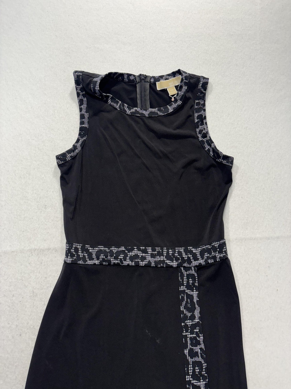 MICHAEL Michael Kors Dress Womens XS Black Crew Neck Sleeveless Sheath Stretch