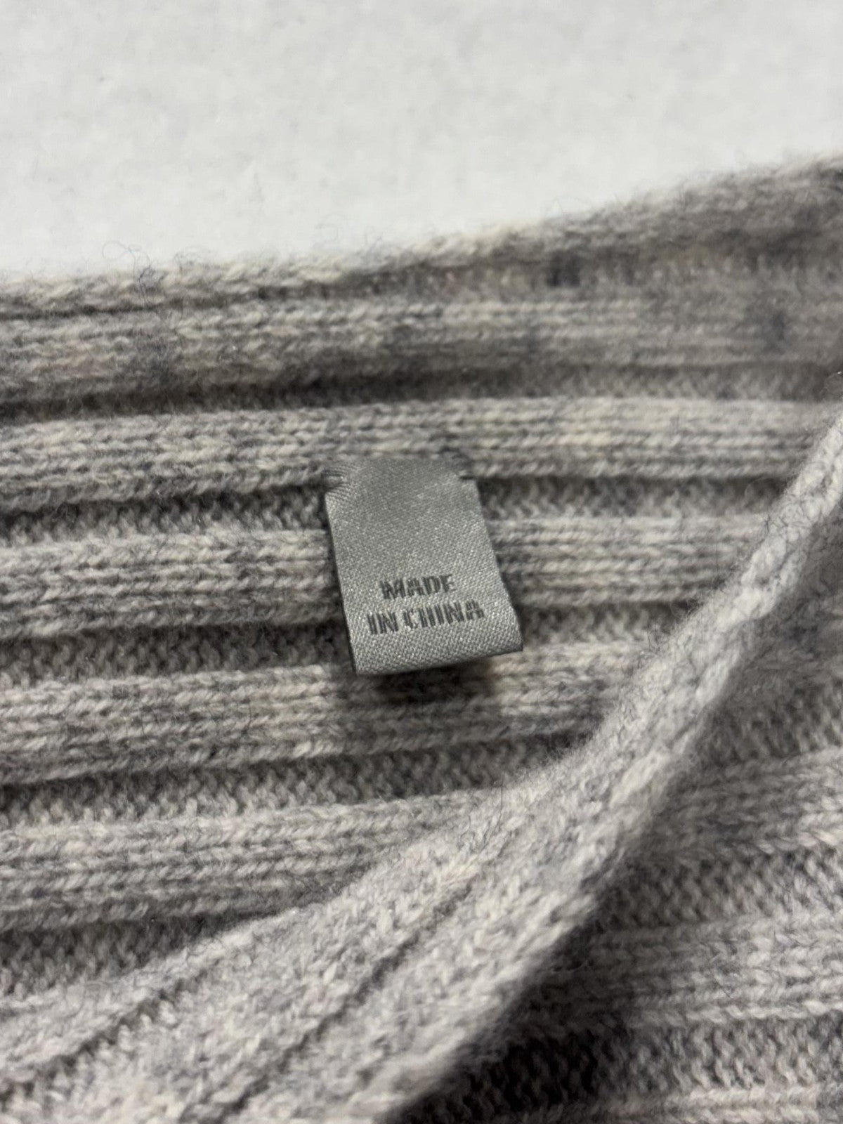 Vince Sweater Womens XS Gray Cashmere Boat Neck Belted Dolman Knit Pullover