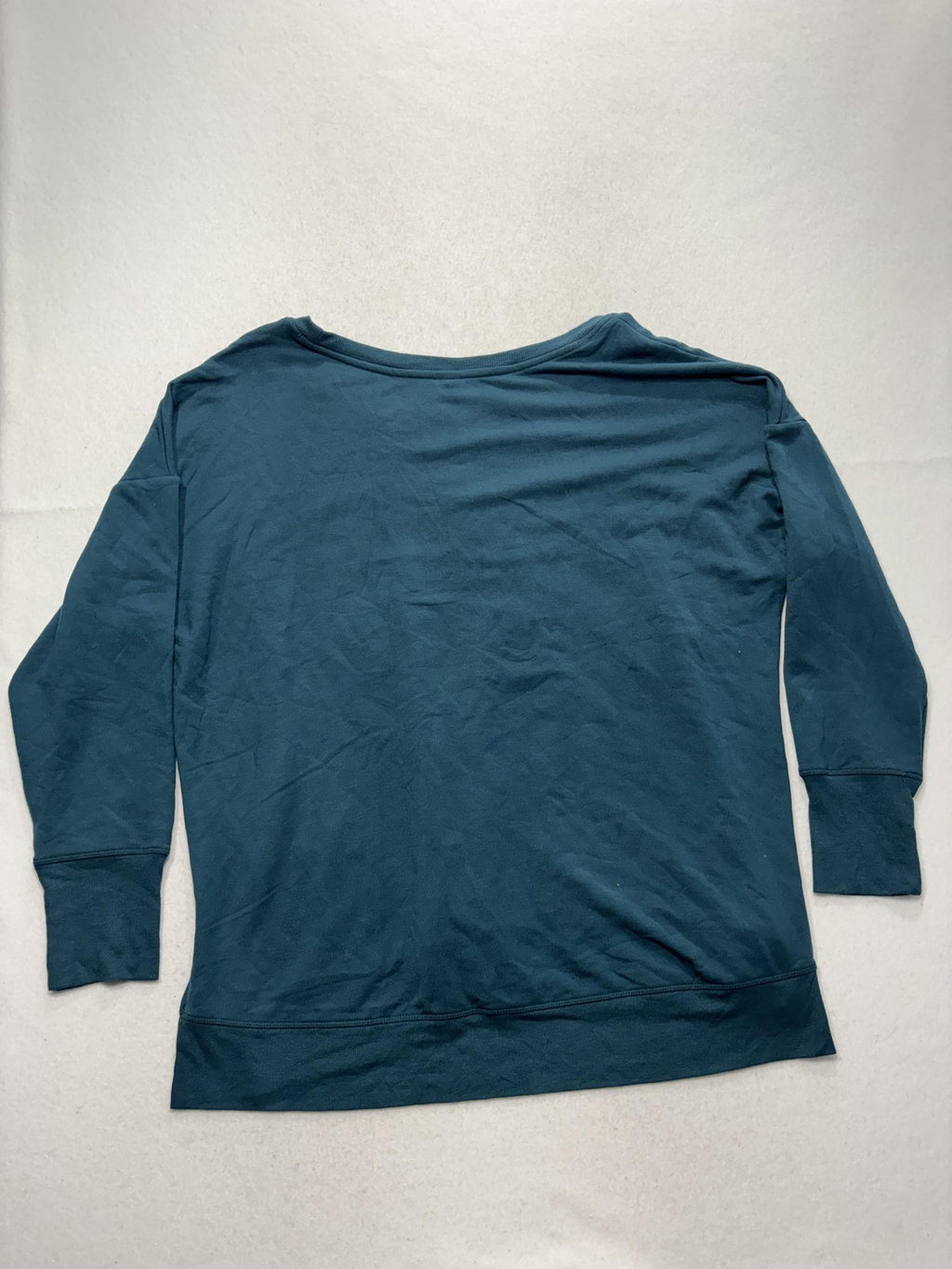 90 Degree By Reflex Tunic Sweatshirt Womens XXL Oceanic Teal Blue Fleece QB3910