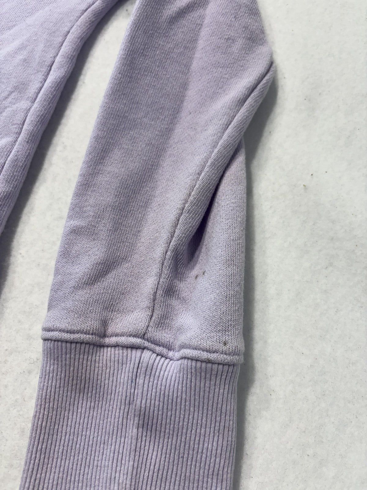 Time And Tru Sweatshirt Womens S Purple Crew Neck Terry Long Sleeve Pullover