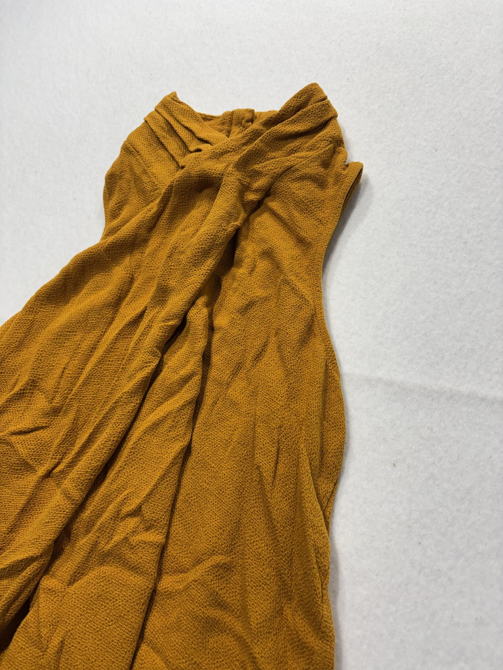 Maeve By Anthropologie Blouse Womens 6 Yellow High Neck Sleeveless Button Tunic