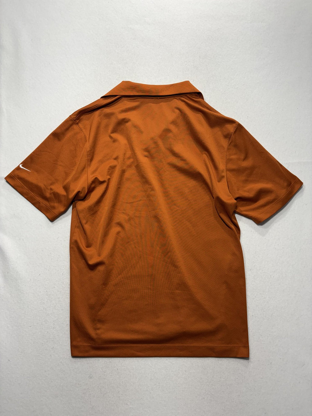 Nike Dri-FIT Golf Polo Shirt Mens Large Orange ETX Logo Short Sleeve Performance