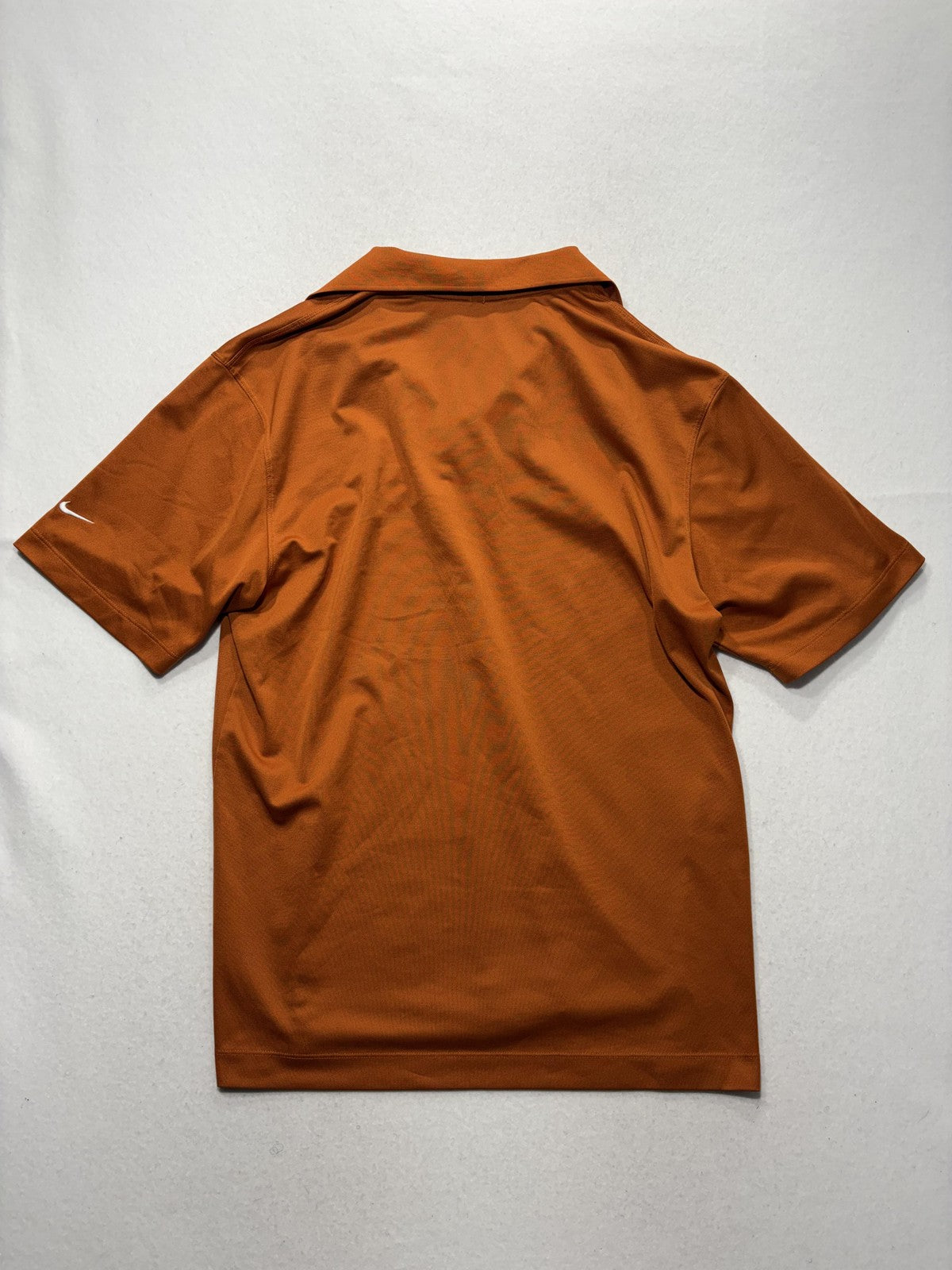 Nike Dri-FIT Golf Polo Shirt Mens Large Orange ETX Logo Short Sleeve Performance