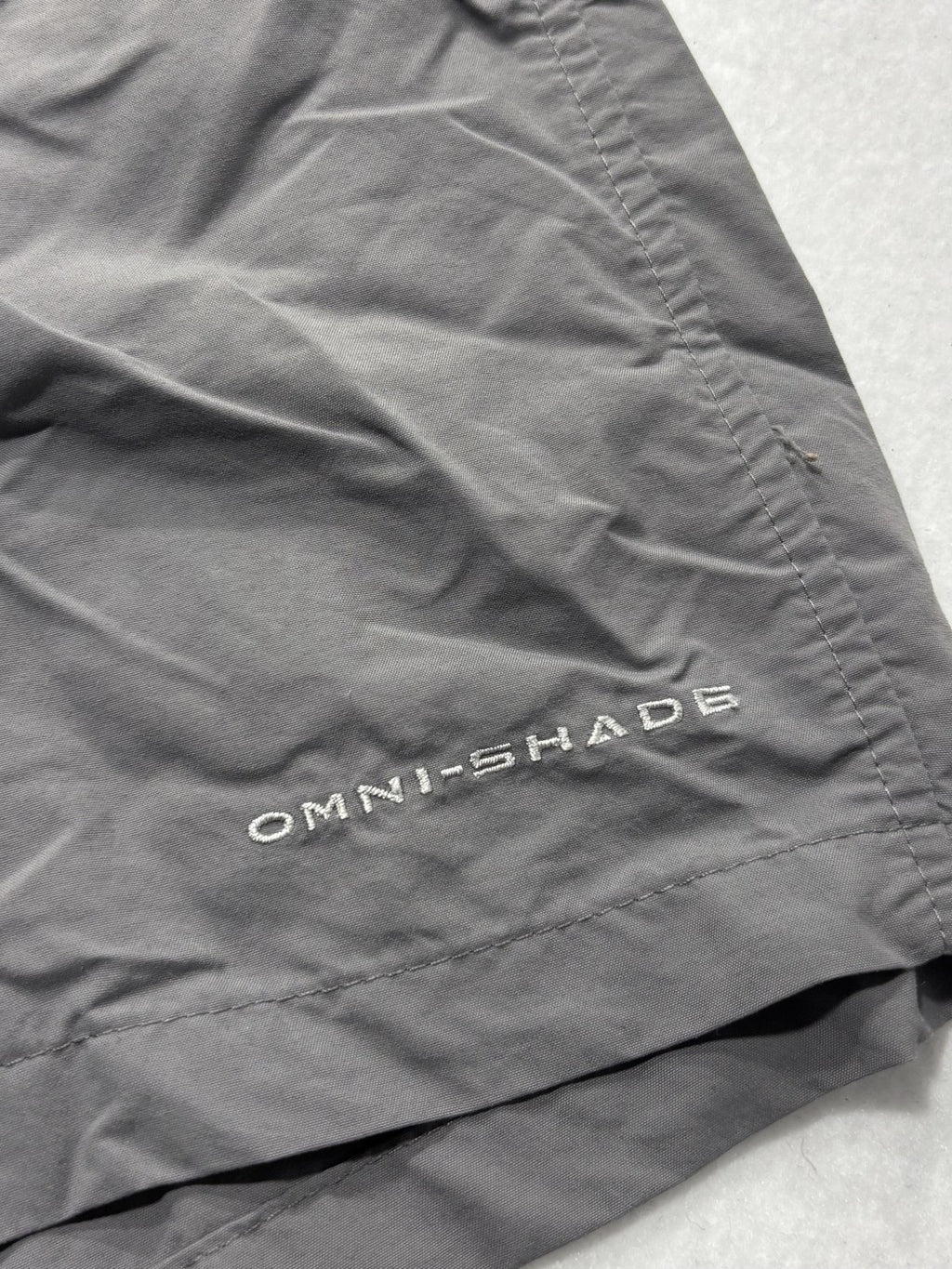 Columbia PFG Omni-Shade Swim Shorts Mens Big 1X Gray Fishing Quick Dry Lined