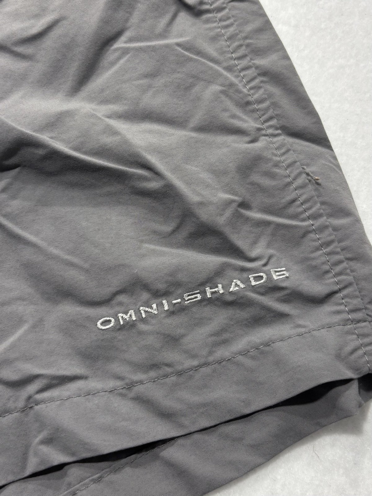 Columbia PFG Omni-Shade Swim Shorts Mens Big 1X Gray Fishing Quick Dry Lined