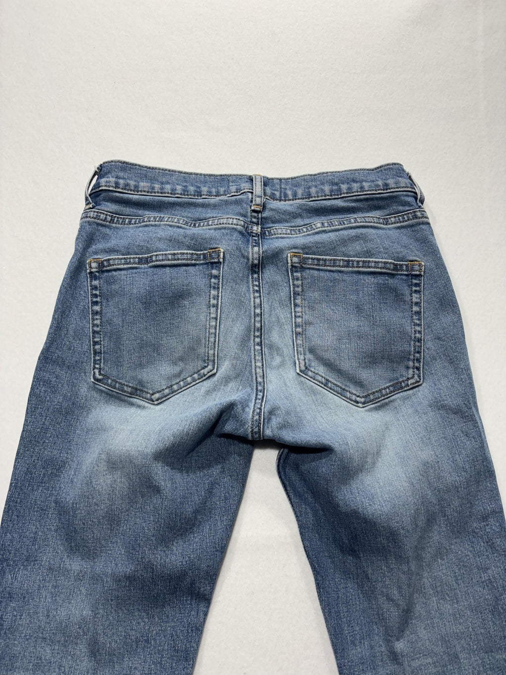 Everlane Jeans Womens 28 Blue Medium Wash Skinny Mid Rise Stretch 28x28.5