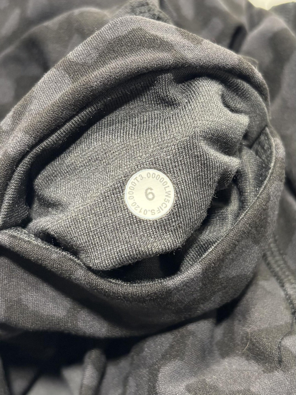 Lululemon Jogger Pants Womens 6 Gray Camo High Rise 27.5" Inseam Ankle Pockets