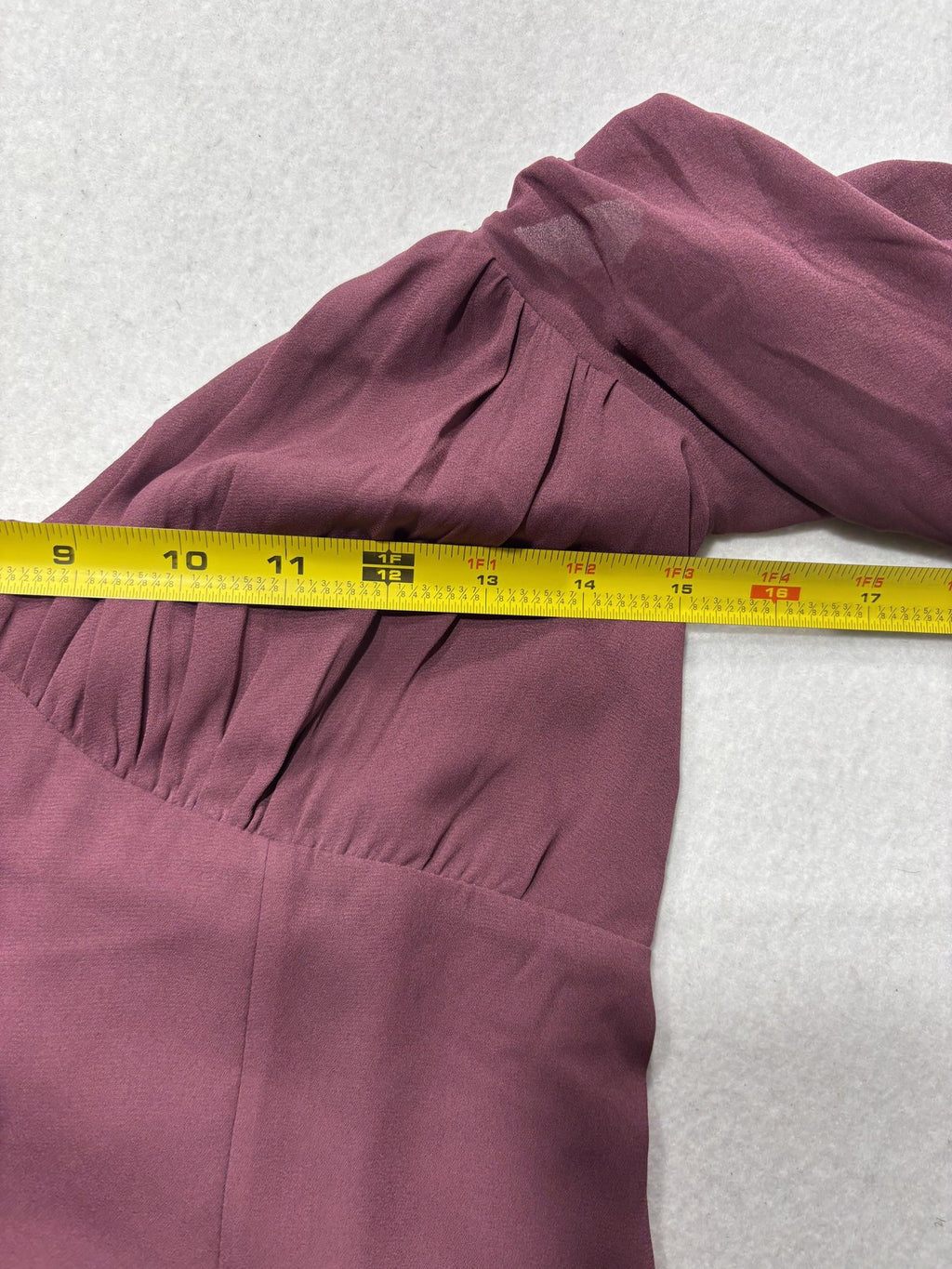 Abercrombie & Fitch Dress Womens Small Purple Sweetheart Puff Sleeve Flare Mini