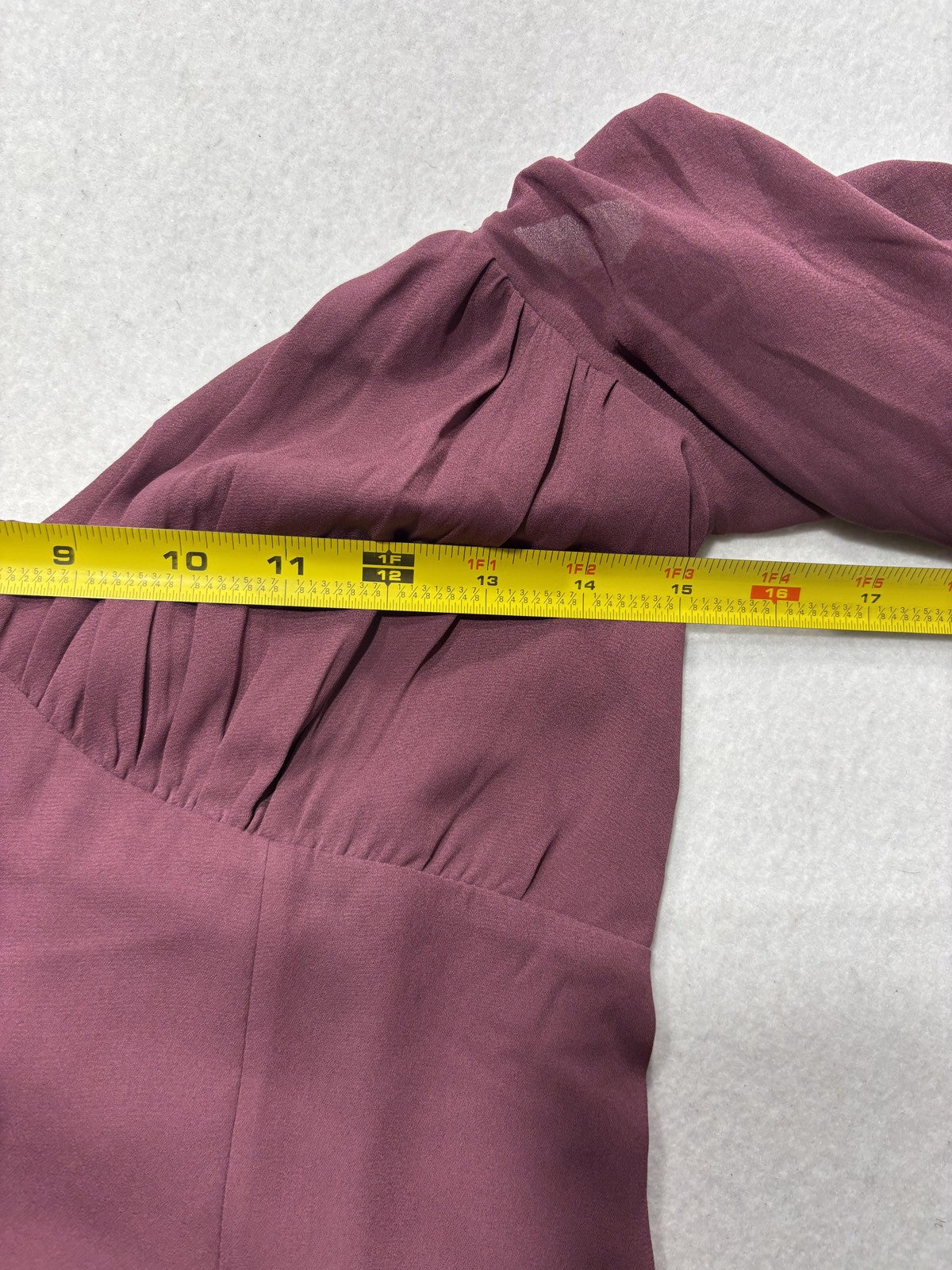 Abercrombie & Fitch Dress Womens Small Purple Sweetheart Puff Sleeve Flare Mini