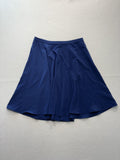 Banana Republic Skirt Womens 4 Blue Pleated Chiffon Knee Length Lined Flowy