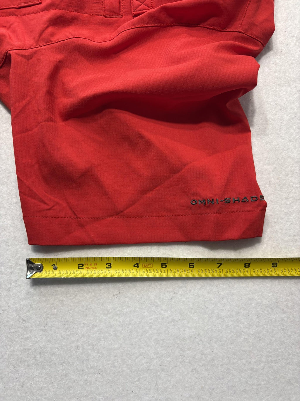 Columbia PFG Tamiami Shirt Mens Large Red Short Sleeve Fishing Button Up Vented