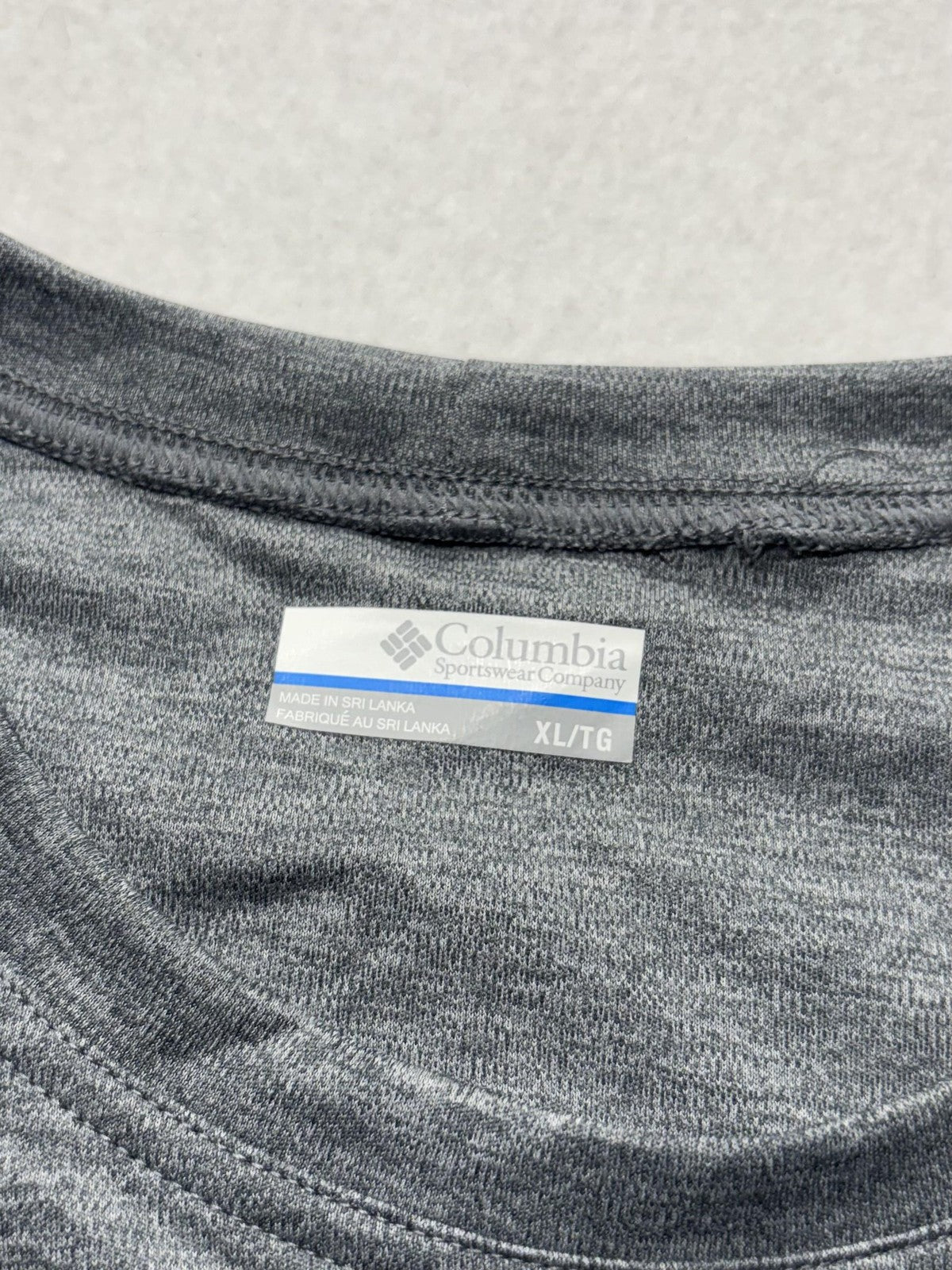 Columbia PFG Omni-Shade Shirt Mens XL Gray Long Sleeve Tee Fishing Lightweight