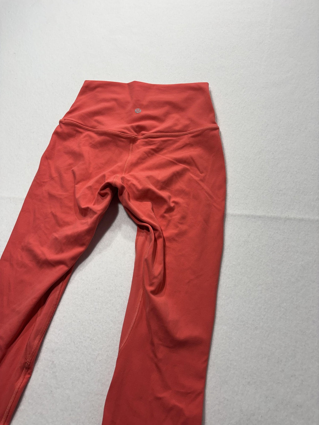 Lululemon Leggings Womens XS Red High Rise 26" Inseam Ankle Yoga Stretch Active