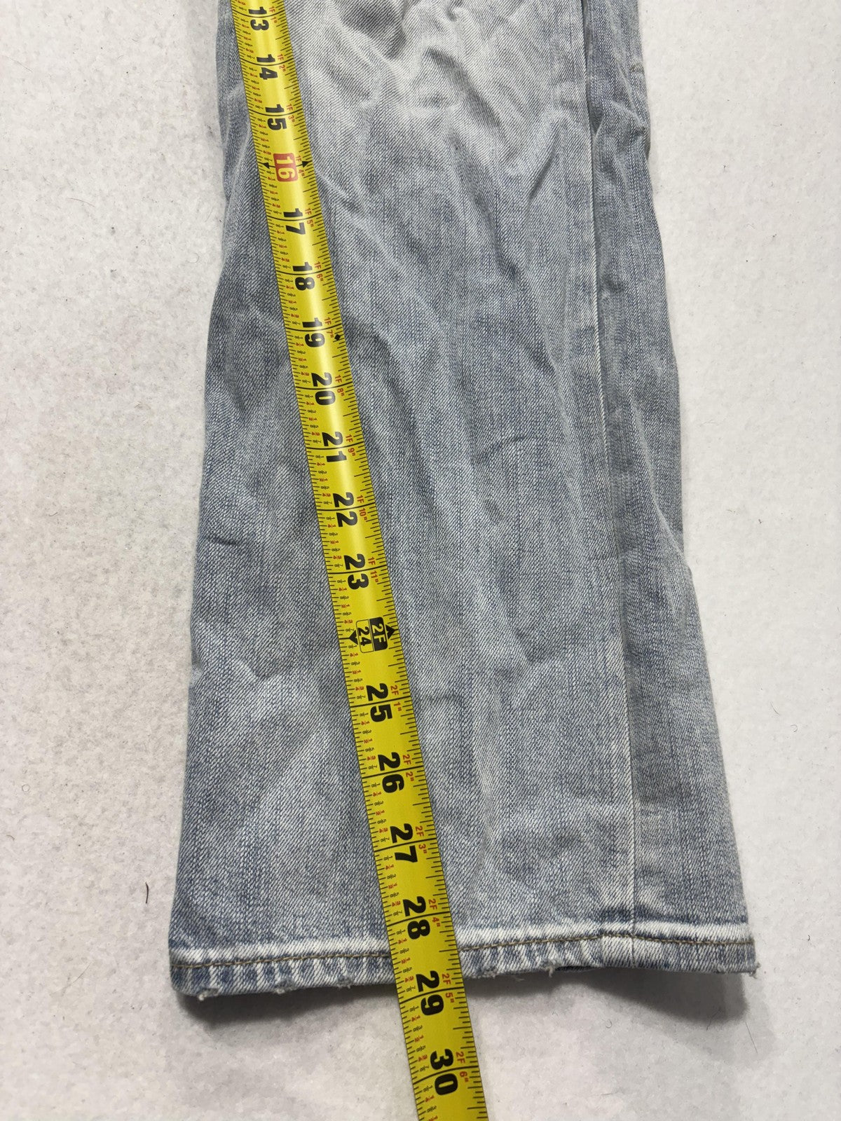 Torrid Jeans Womens 14 Plus Blue Light Wash High Rise Straight Distressed 36x30