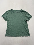 Old Navy Everywear Shirt Womens Small Green Crew Neck Short Sleeve Tee Casual