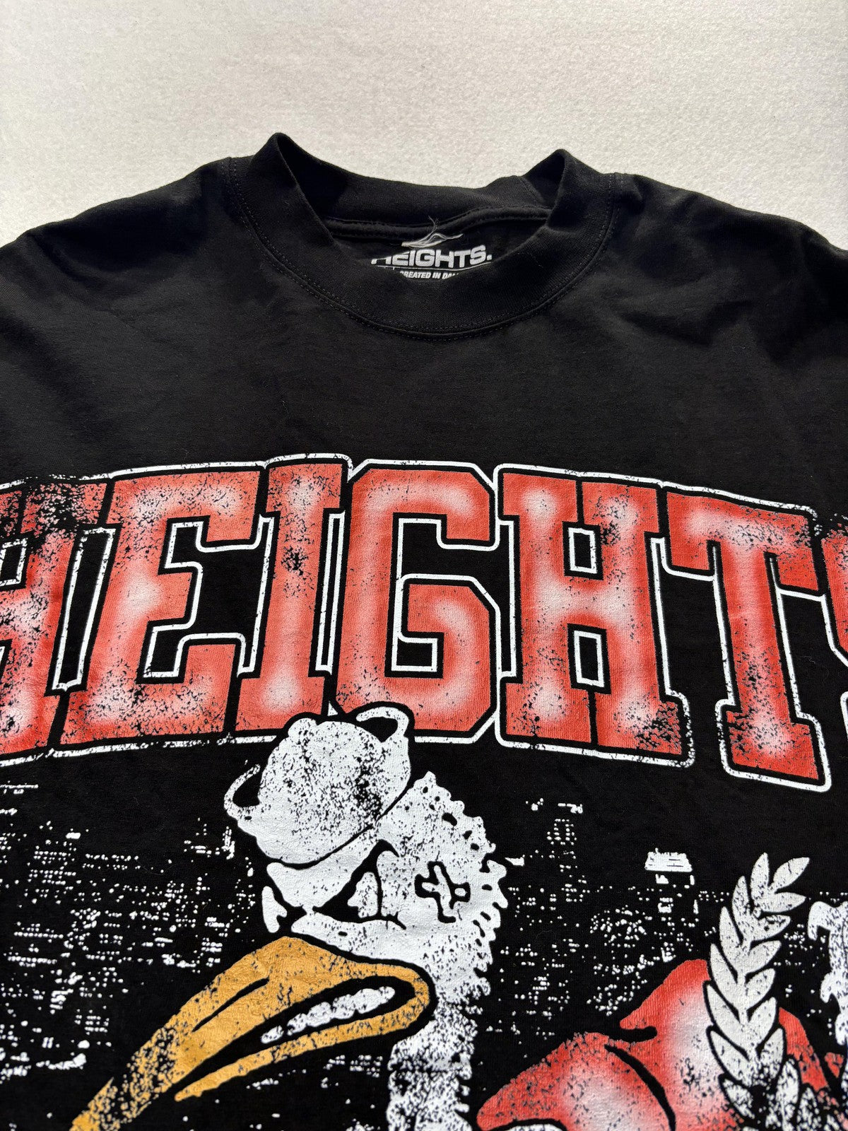 Heights Shirt Mens XL Black Trust No One Dallas Graphic Tee Streetwear