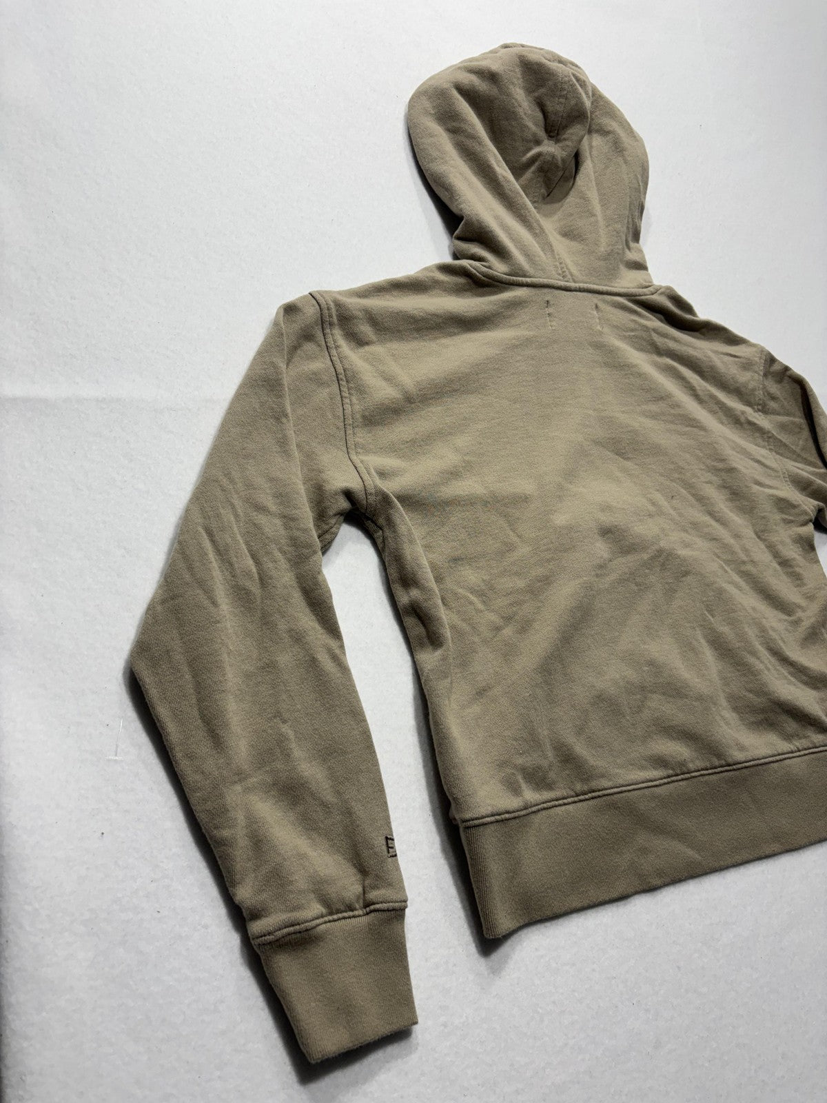Everlane Hoodie Womens Small Beige Organic Cotton Terry Raglan Pullover Top