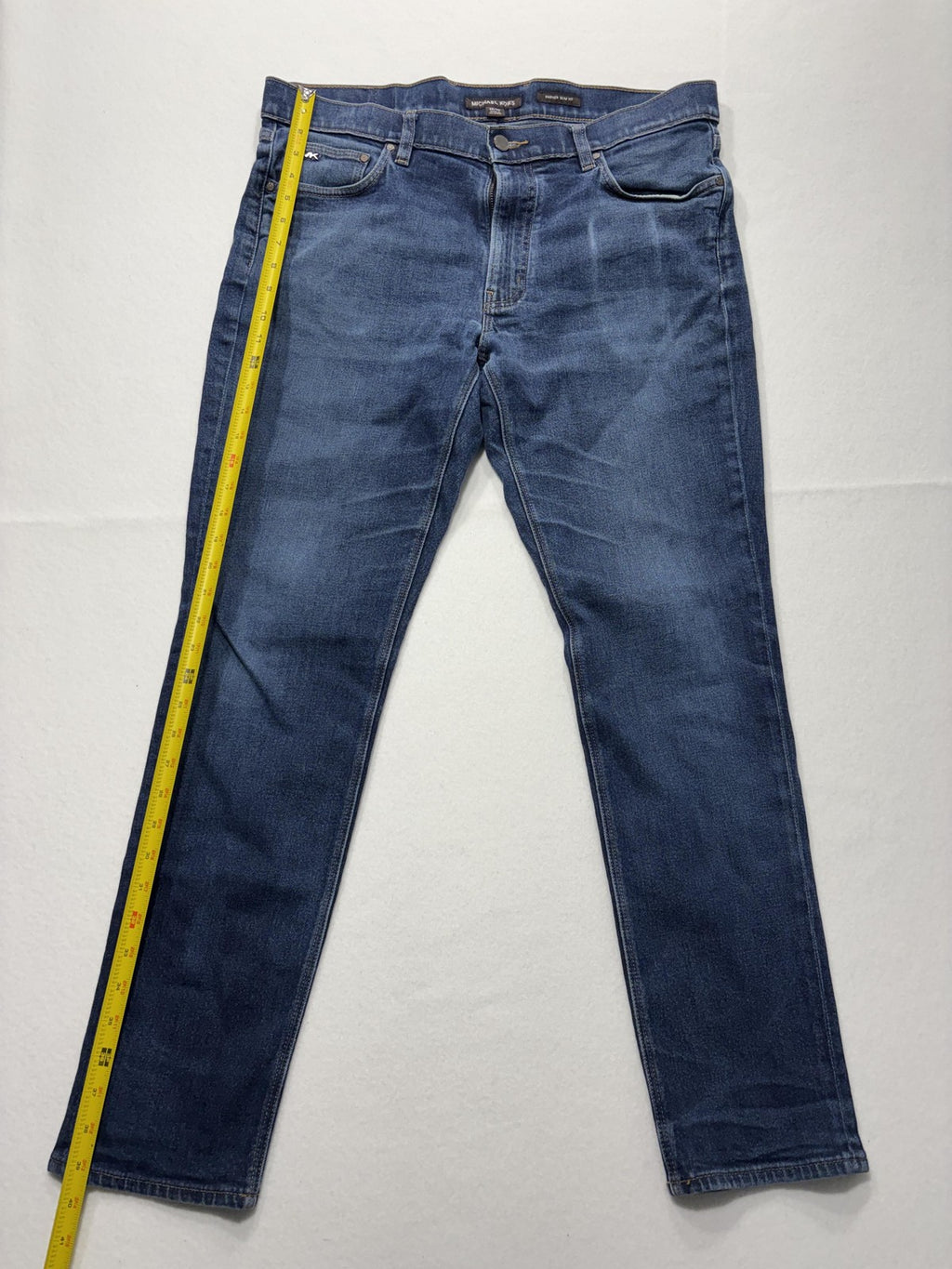 Michael Kors Parker Slim Fit Jeans Mens 36x32 Blue Medium Straight Leg Denim