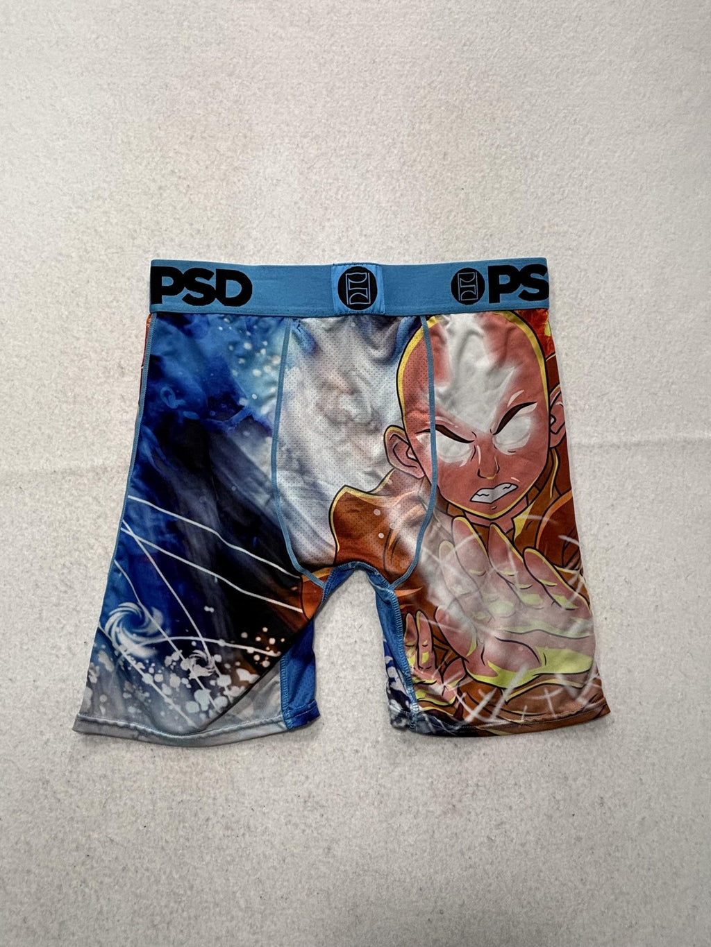 PSD Boxer Briefs Mens Medium Multicolor Avatar Aang Anime Underwear Stretch