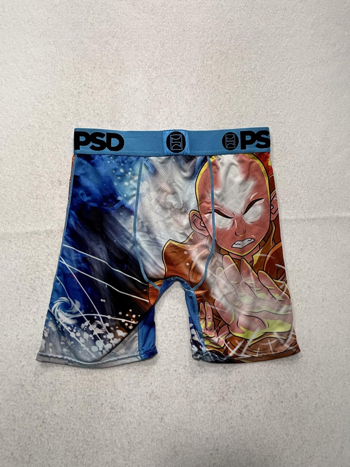PSD Boxer Briefs Mens Medium Multicolor Avatar Aang Anime Underwear Stretch