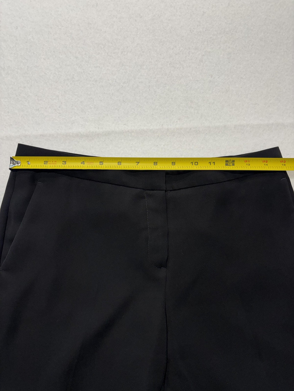 Theory Dress Pants Womens 6 Black Crepe Slim Ankle Lined Flat Front Work Career