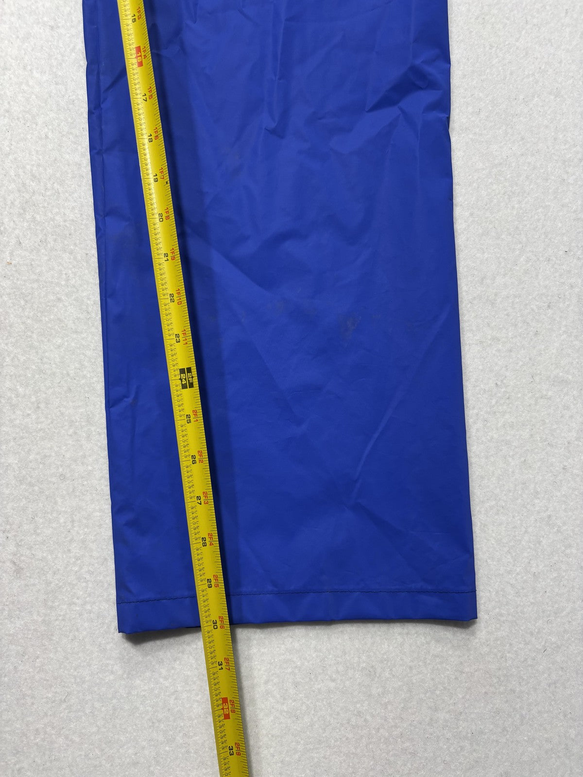 Columbia Rain Pants Mens Small Blue Elastic Waist Lined Waterproof Outdoor