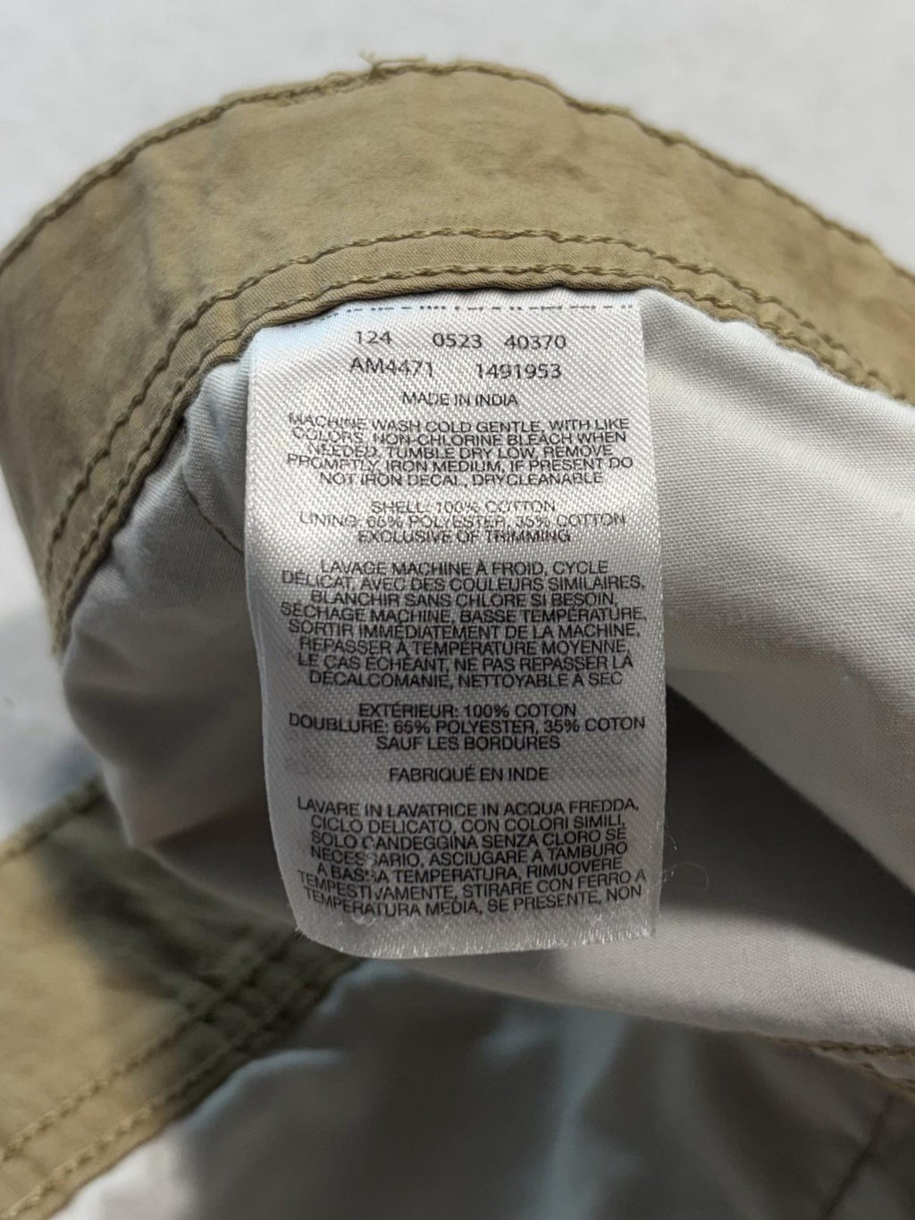 Columbia Chino Shorts Mens 38 Beige 8" Inseam Lined Lightweight Travel Casual