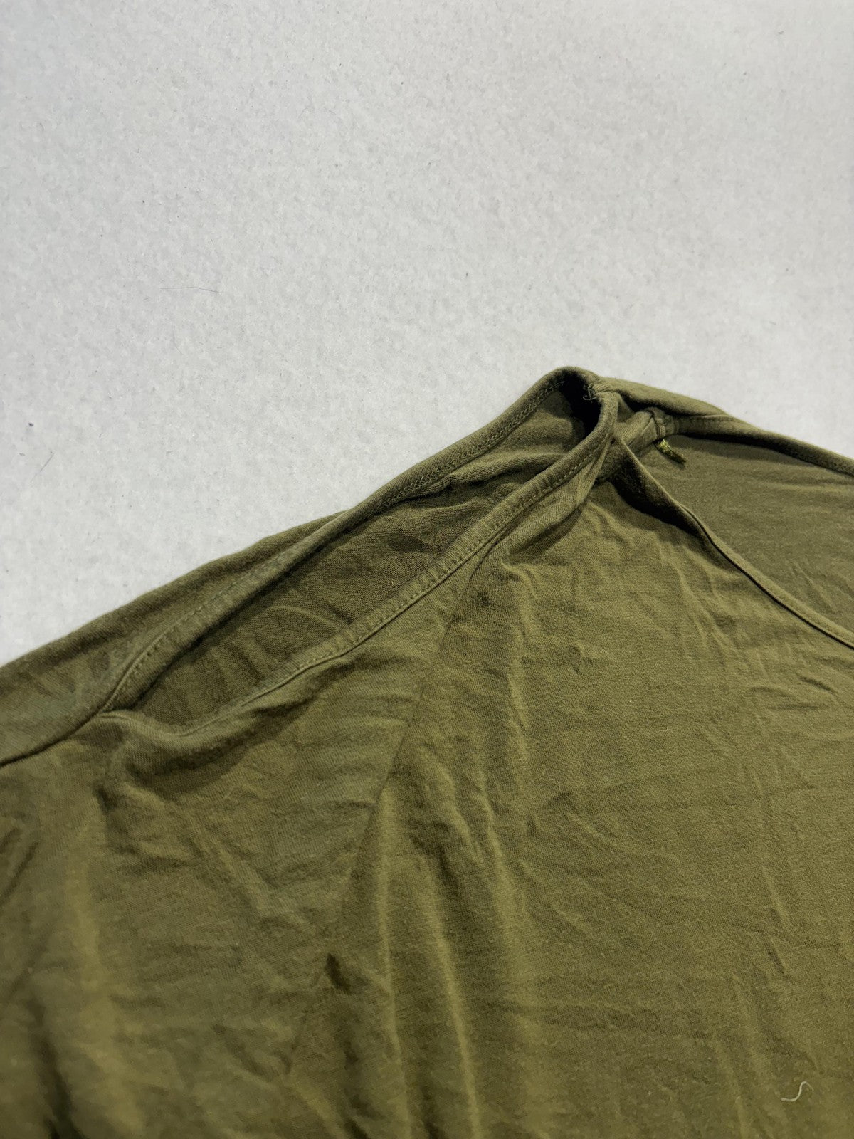 Spense Woman Shirt Womens 1X Plus Green Scoop Neck Short Sleeve Tunic Tee Casual