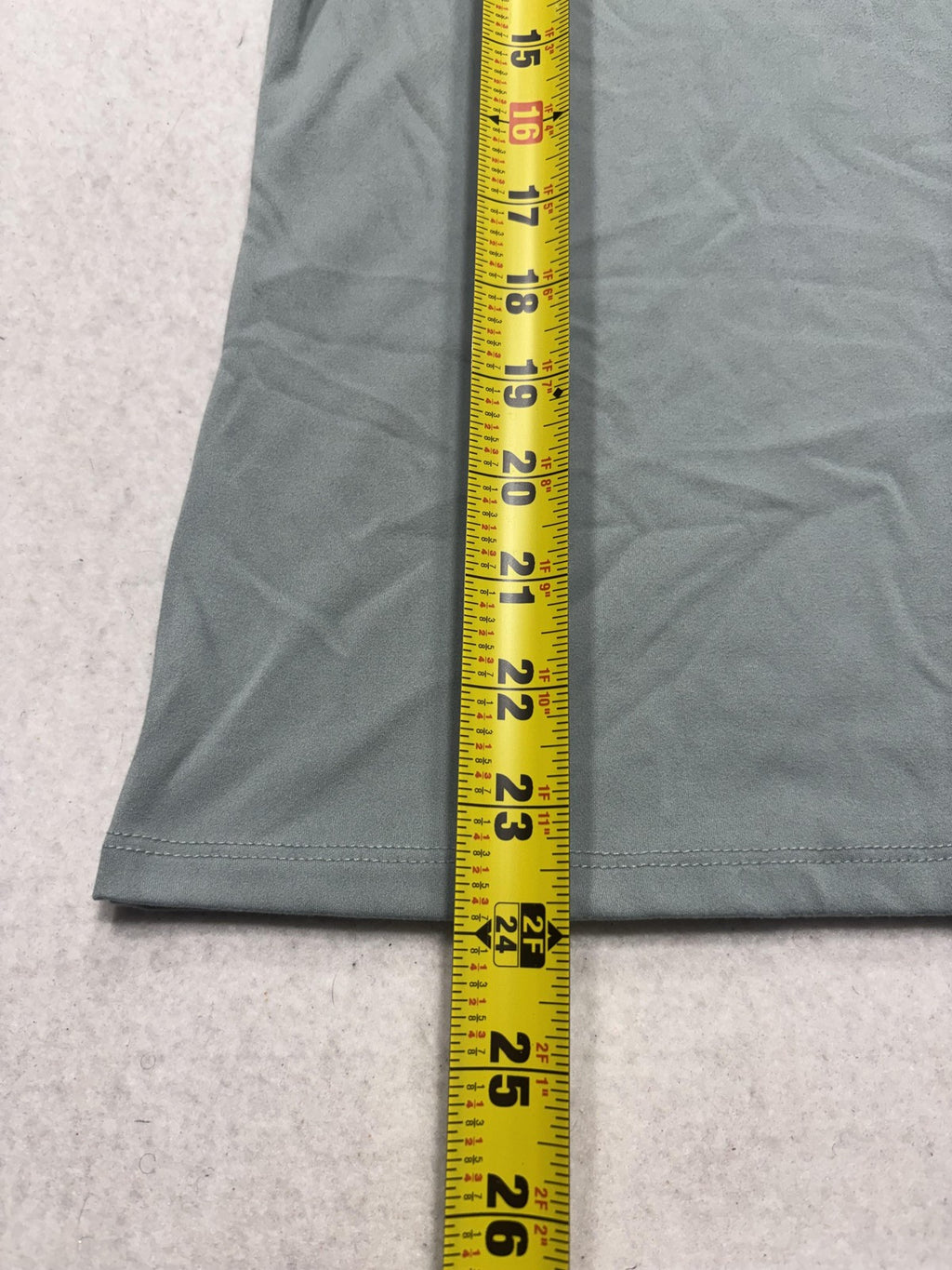FRANKEE & SKYLARR Shirt Womens Large Green Crew Neck Short Sleeve Tee Stretch
