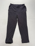Nine West Dress Pants Womens Small Black Check Crop Tapered Knit Stretch