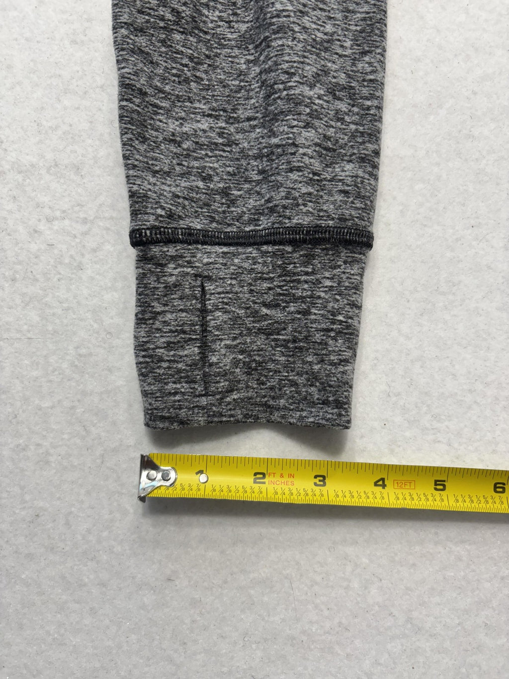 Lululemon Sweatshirt Womens 8 Gray Cowl Neck Zip Pocket Raglan Knit Pullover