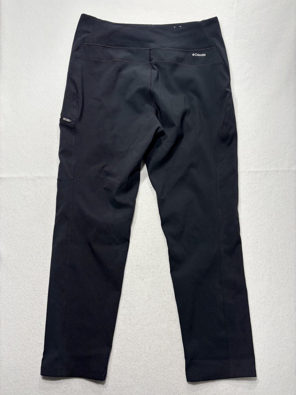 Columbia Pants Womens XL Black Softshell Ankle Hiking Pull On Outdoor Travel