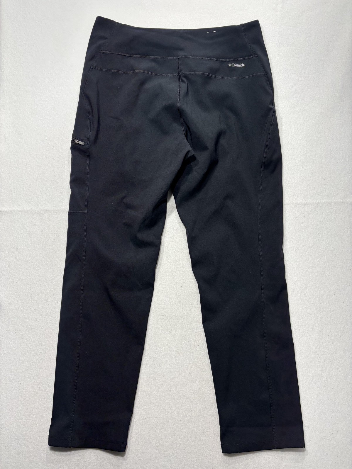 Columbia Pants Womens XL Black Softshell Ankle Hiking Pull On Outdoor Travel