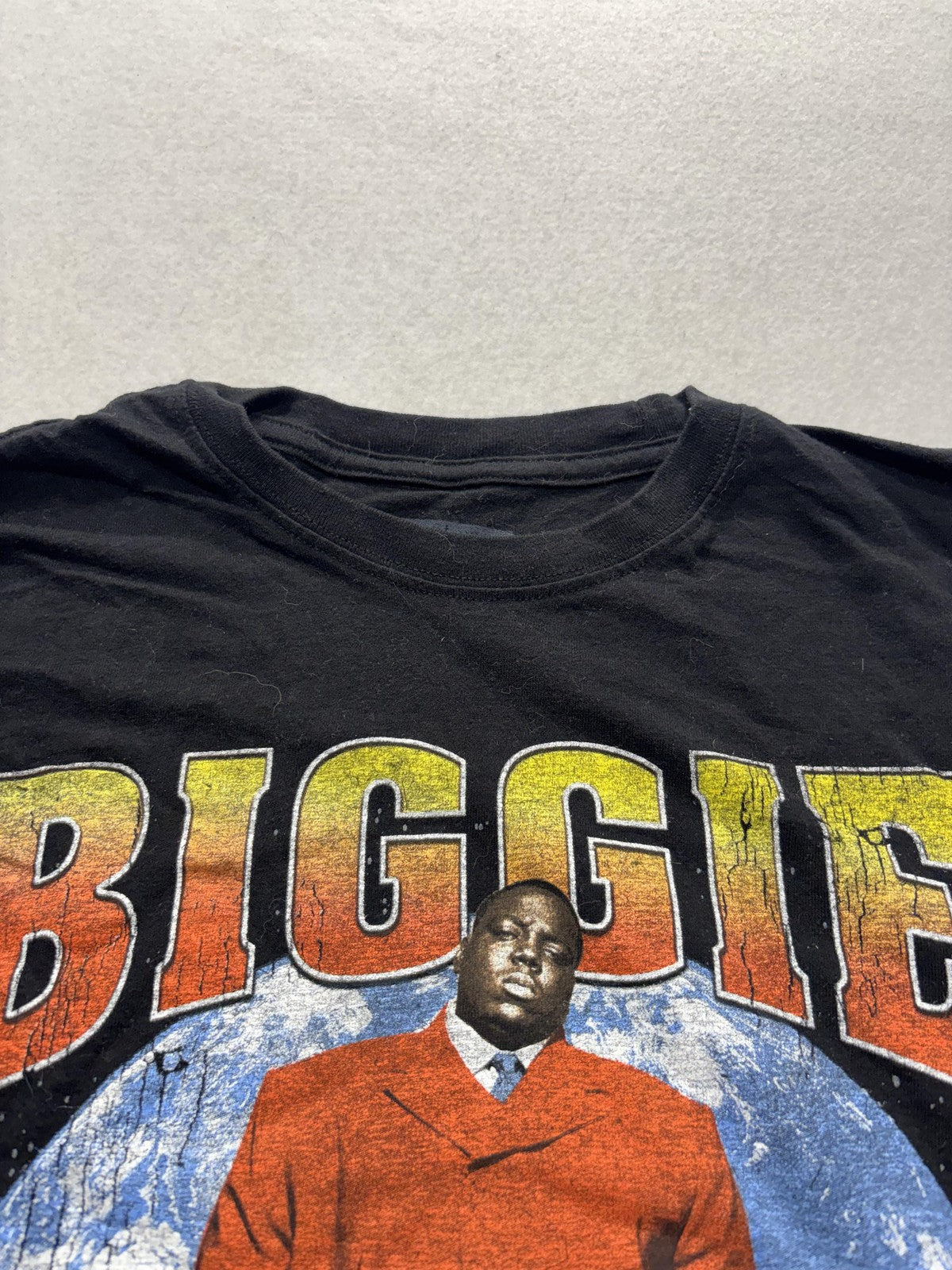 The Notorious BIG Shirt Mens Large Black Biggie Smalls Graphic Tee Hip Hop