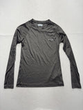 Columbia PFG Omni-Shade Shirt Mens XS Gray Long Sleeve Tee Fishing Lightweight
